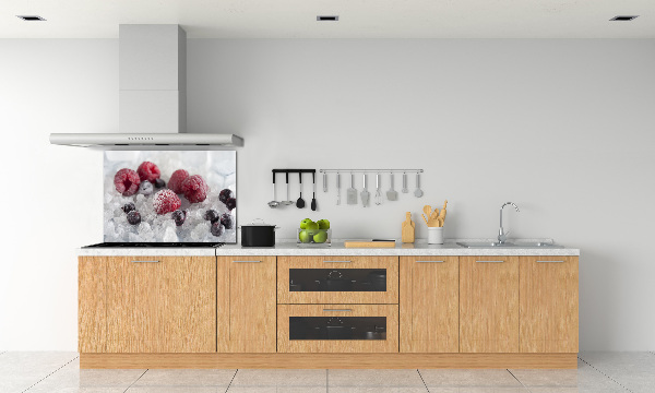 Cooker splashback Frozen forest fruit