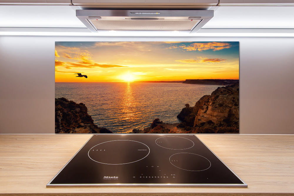 Cooker splashback Sunset sea