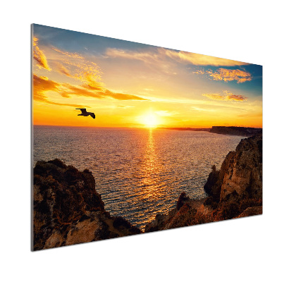 Cooker splashback Sunset sea