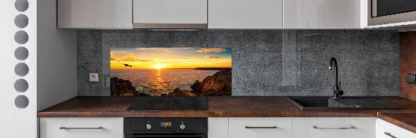 Cooker splashback Sunset sea