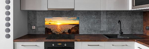 Cooker splashback Sunset sea