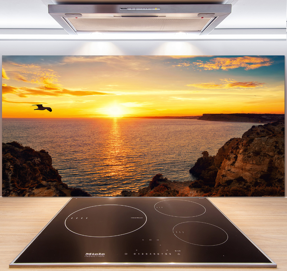 Cooker splashback Sunset sea