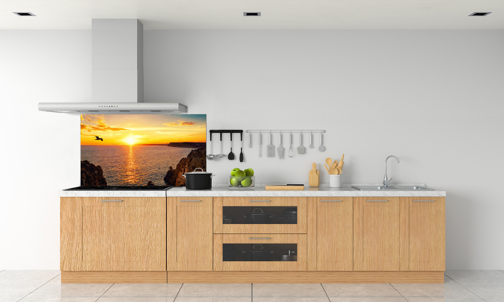 Cooker splashback Sunset sea