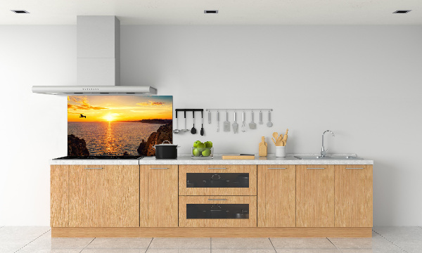 Cooker splashback Sunset sea