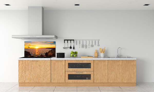 Cooker splashback Sunset sea