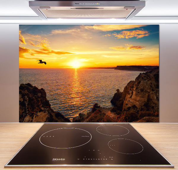 Cooker splashback Sunset sea