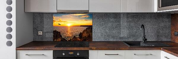 Cooker splashback Sunset sea