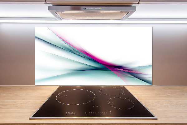 Kitchen splashback Wave abstraction