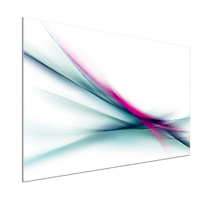 Kitchen splashback Wave abstraction