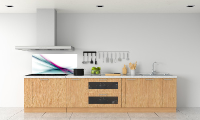 Kitchen splashback Wave abstraction