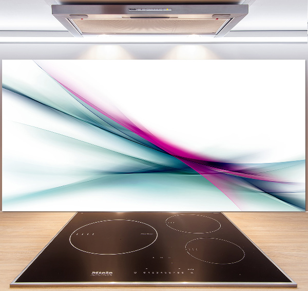 Kitchen splashback Wave abstraction