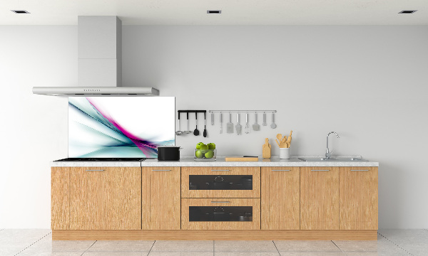 Kitchen splashback Wave abstraction