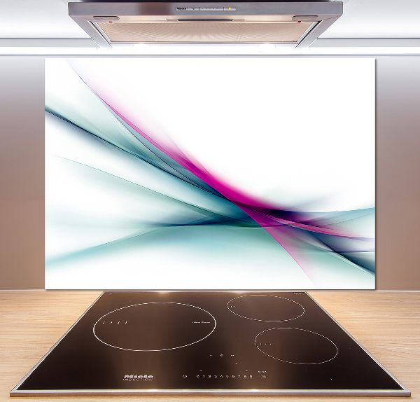 Kitchen splashback Wave abstraction