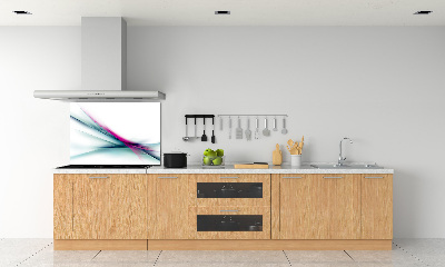 Kitchen splashback Wave abstraction