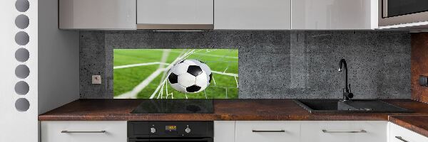 Cooker splashback Ball in the goal