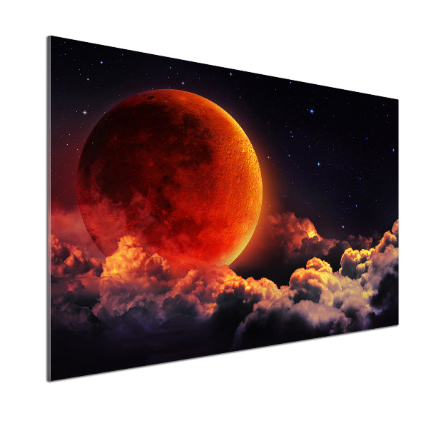 Cooker splashback Moon eclipse