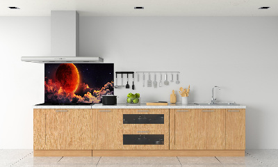 Cooker splashback Moon eclipse