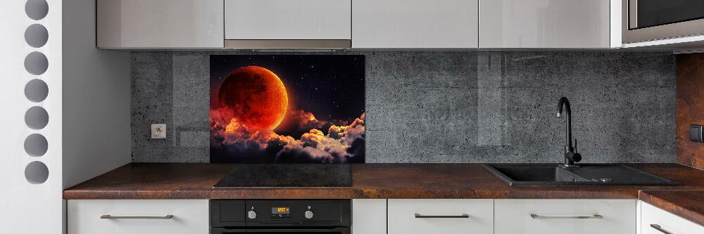 Cooker splashback Moon eclipse