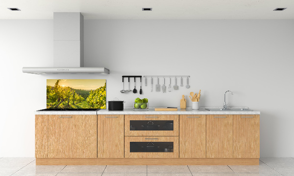 Cooker splashback Vineyard