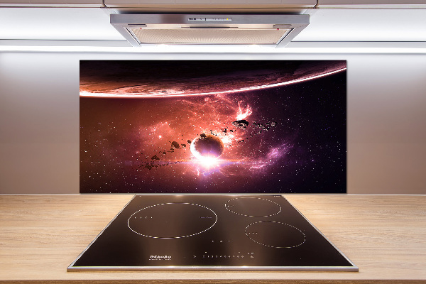 Cooker splashback Galaxy