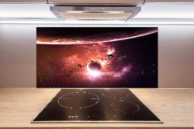 Cooker splashback Galaxy