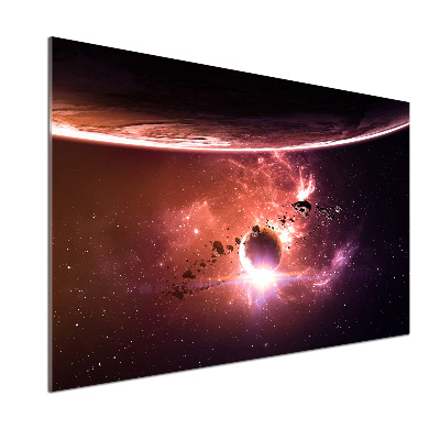 Cooker splashback Galaxy