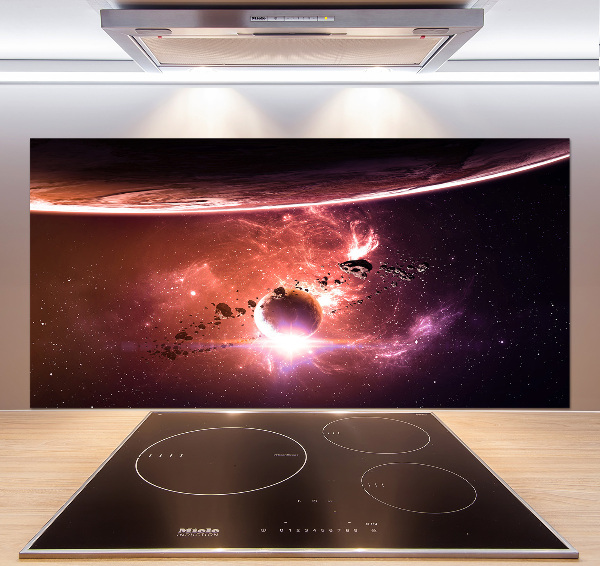 Cooker splashback Galaxy