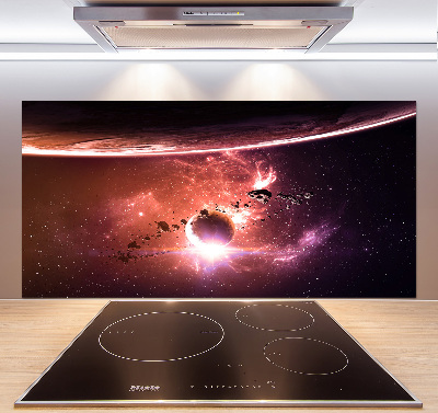 Cooker splashback Galaxy