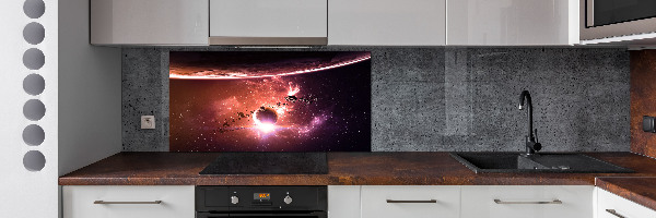 Cooker splashback Galaxy