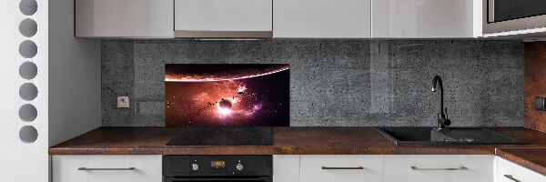 Cooker splashback Galaxy