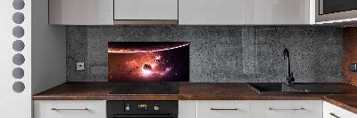 Cooker splashback Galaxy