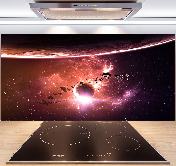 Cooker splashback Galaxy