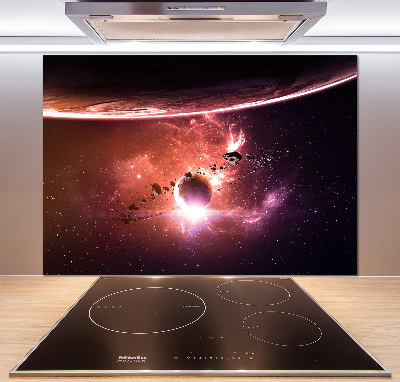 Cooker splashback Galaxy