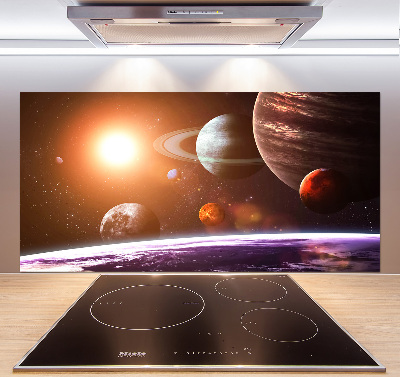 Cooker splashback Solar system