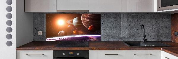 Cooker splashback Solar system