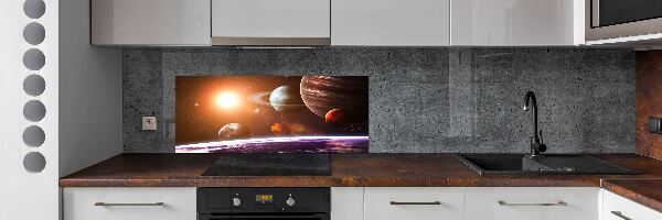 Cooker splashback Solar system