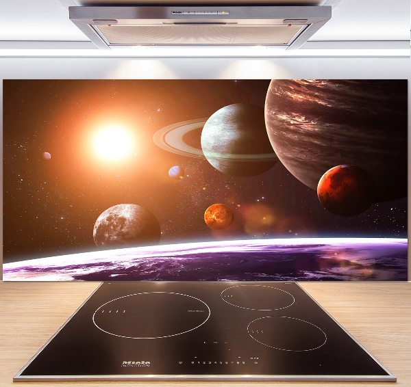 Cooker splashback Solar system