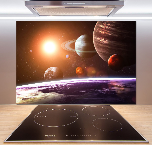 Cooker splashback Solar system