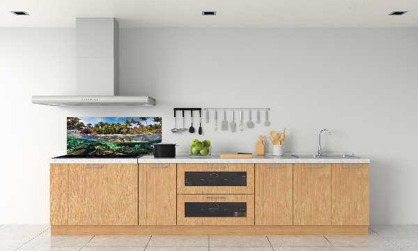 Kitchen splashback Tropical beach