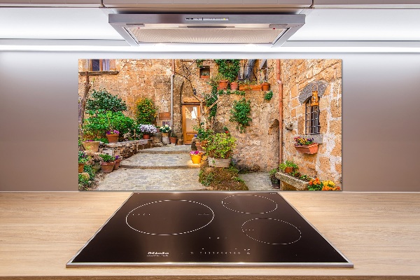 Cooker splashback Charming street