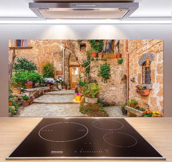 Cooker splashback Charming street