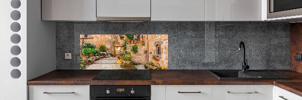 Cooker splashback Charming street