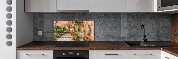 Cooker splashback Charming street