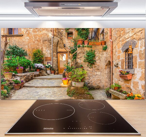 Cooker splashback Charming street