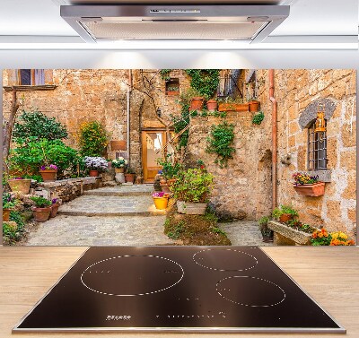 Cooker splashback Charming street