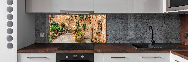 Cooker splashback Charming street