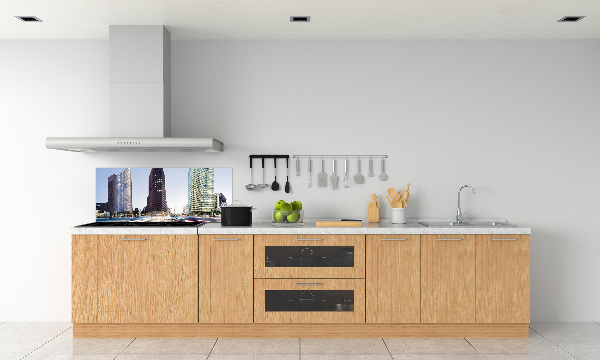 Cooker splashback Skyscrapers