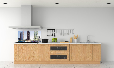 Cooker splashback Skyscrapers