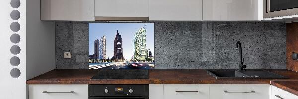 Cooker splashback Skyscrapers