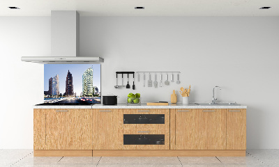 Cooker splashback Skyscrapers